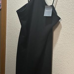 Forever 21 Black Halter Maxi Dress